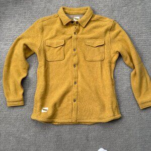 Tracksmith New England Overshirt Gold Size Large